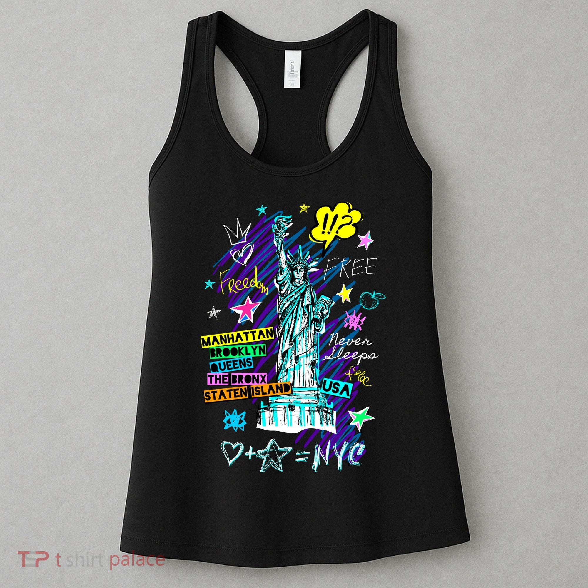Statue of Liberty Cities of New York Women's Tank Top