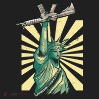 Statue Of Liberty Holding Gun Beanie thumb 2
