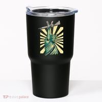 Statue Of Liberty Holding Gun Tumbler thumb 0