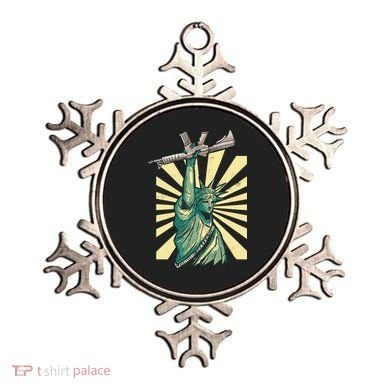 Statue Of Liberty Holding Gun Ornament