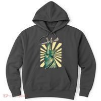 Statue Of Liberty Holding Gun Hoodie thumb 0