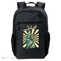Statue Of Liberty Holding Gun Backpack thumb 0