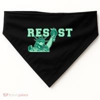 Statue of Liberty Resist Graphic Resistance Anti Trump USA-Made Doggie Bandana thumb 0
