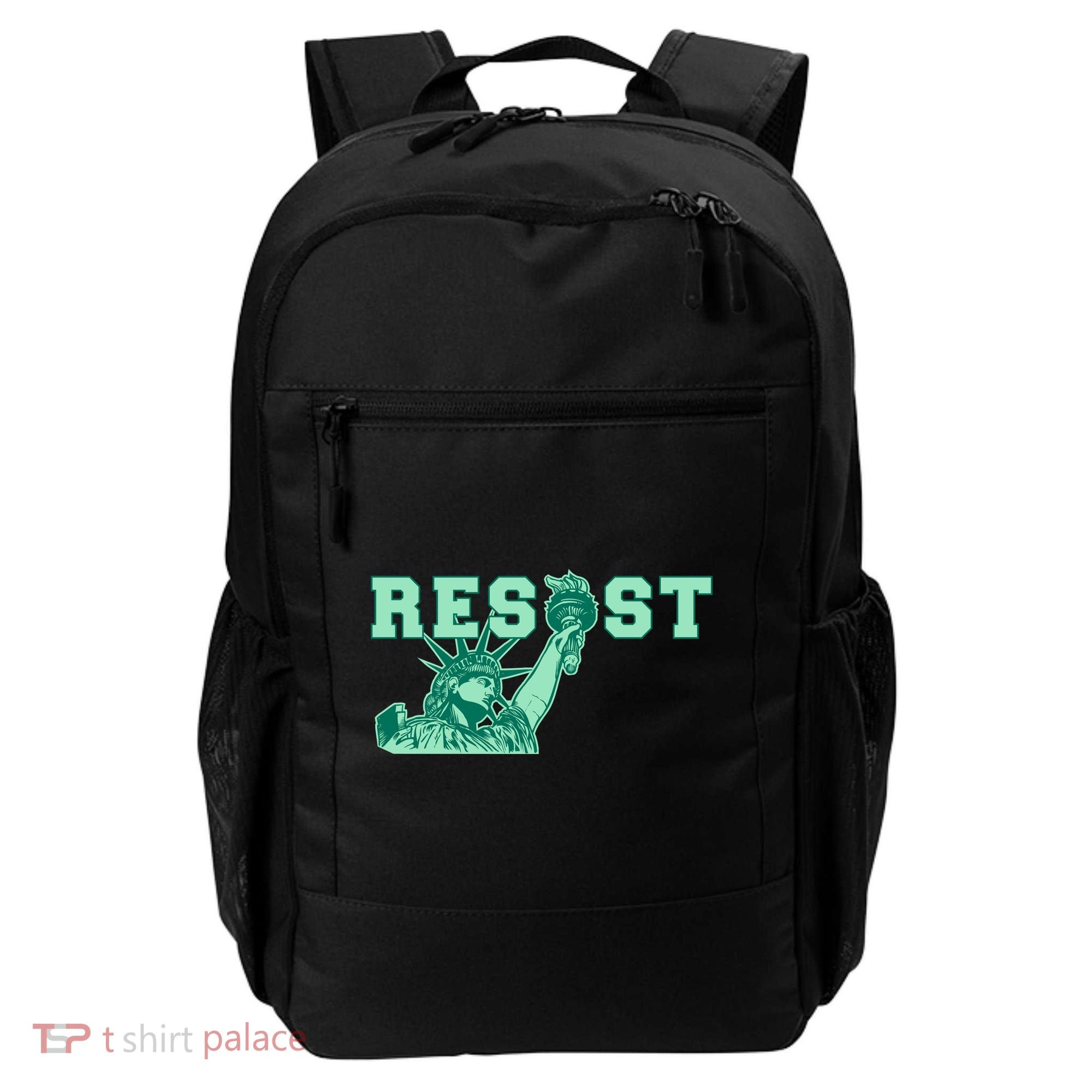 Statue of Liberty Resist Graphic Resistance Anti Trump Backpack