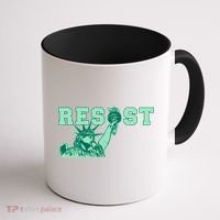Statue of Liberty Resist Graphic Resistance Anti Trump Coffee Mug thumb 1