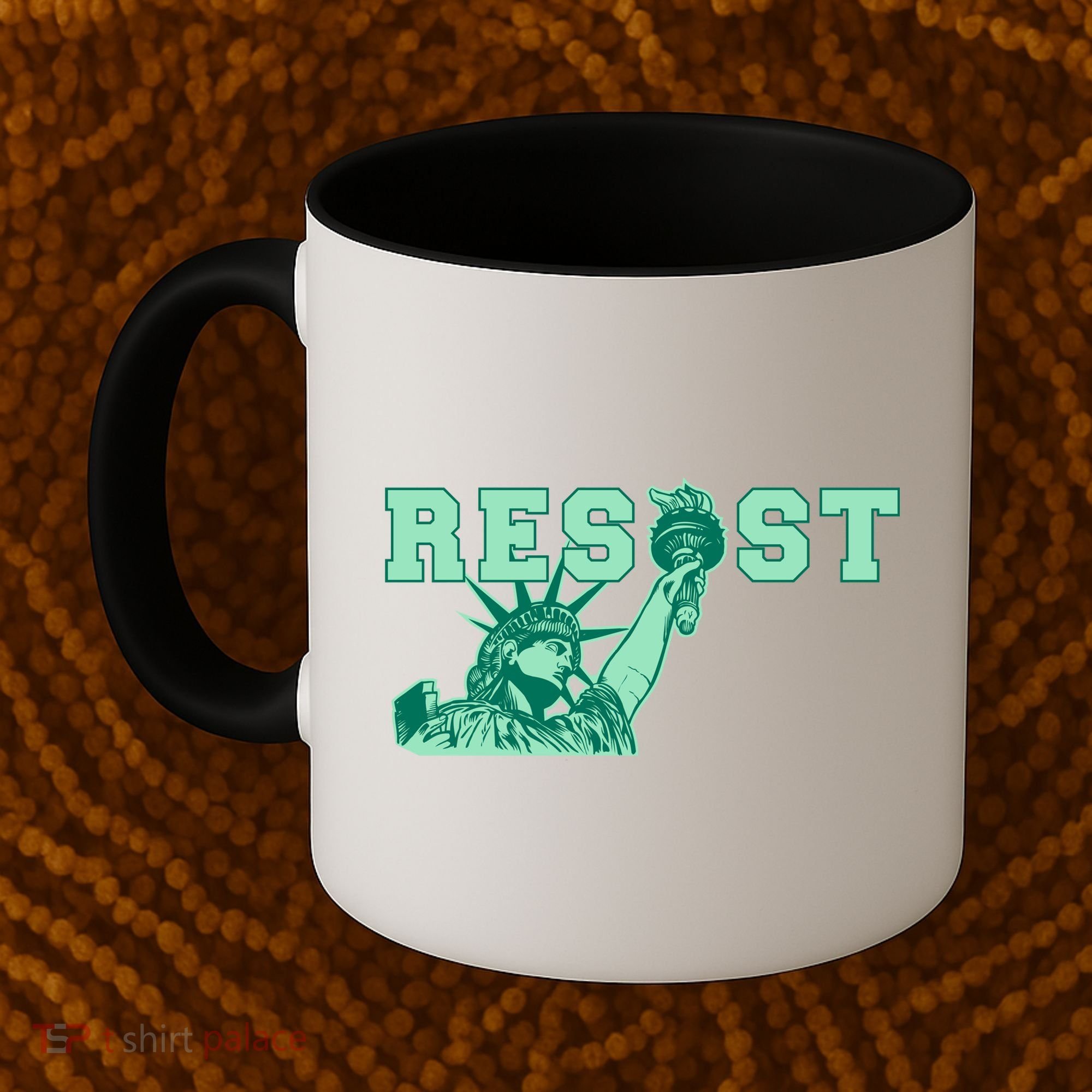 Statue of Liberty Resist Graphic Resistance Anti Trump Coffee Mug