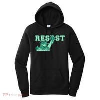 Statue of Liberty Resist Graphic Resistance Anti Trump Women's Hoodie thumb 0