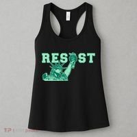 Statue of Liberty Resist Graphic Resistance Anti Trump Women's Tank Top thumb 3