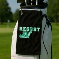 Statue of Liberty Resist Graphic Resistance Anti Trump Golf Towel thumb 2