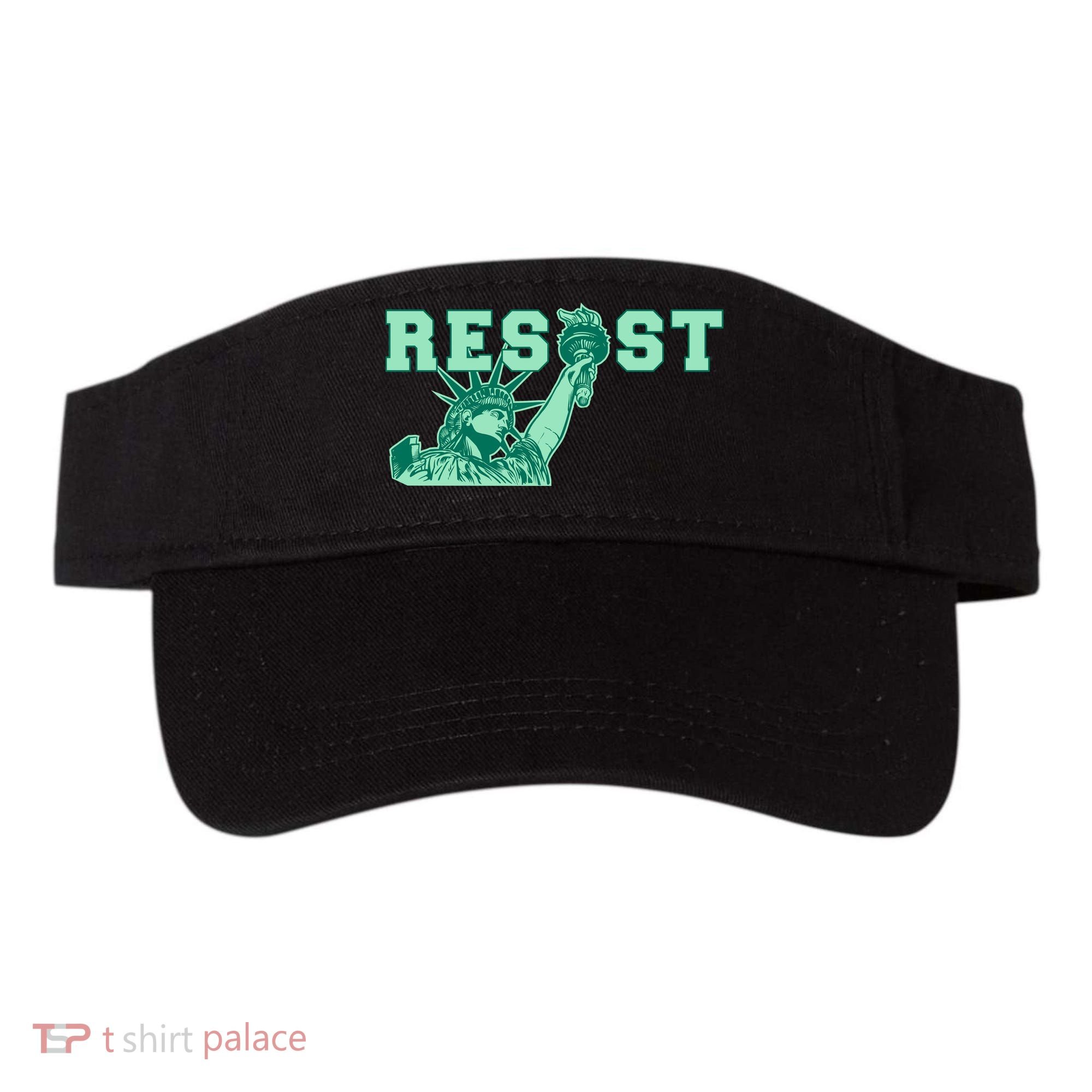 Statue of Liberty Resist Graphic Resistance Anti Trump Visor