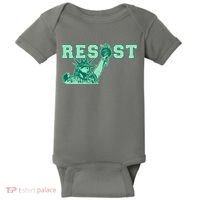 Statue of Liberty Resist Graphic Resistance Anti Trump Baby Bodysuit thumb 0
