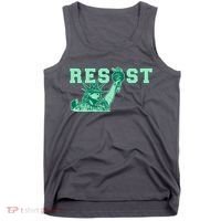Statue of Liberty Resist Graphic Resistance Anti Trump Tank Top thumb 0
