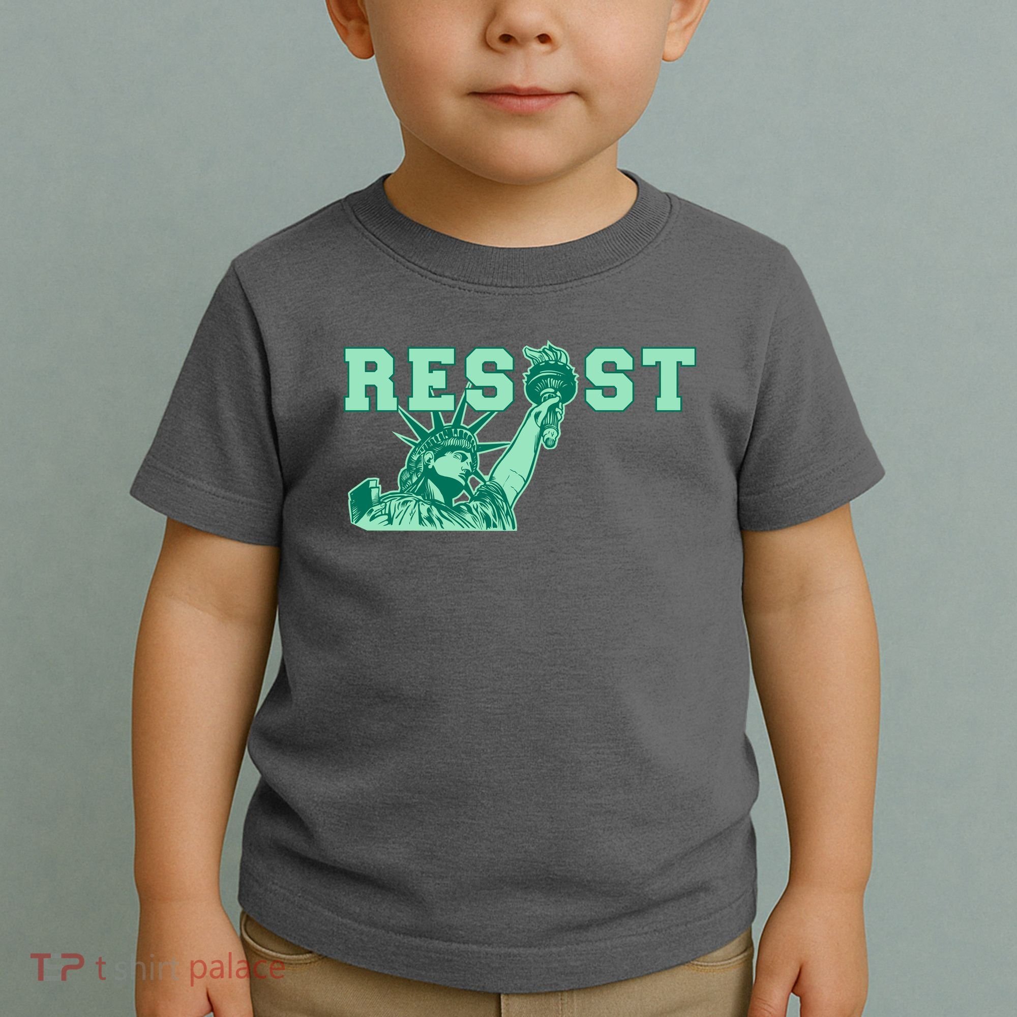 Statue of Liberty Resist Graphic Resistance Anti Trump Toddler T-Shirt