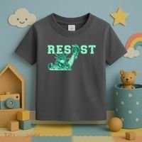 Statue of Liberty Resist Graphic Resistance Anti Trump Toddler T-Shirt thumb 3
