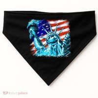Statue Of Liberty USA USA-Made Doggie Bandana thumb 0