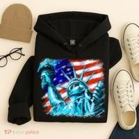 Statue Of Liberty USA Hoodie thumb 4