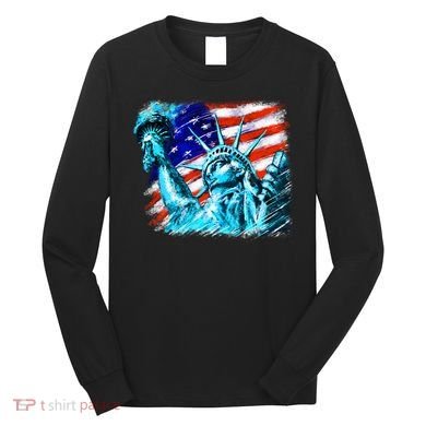 Statue Of Liberty USA Long Sleeve Shirt