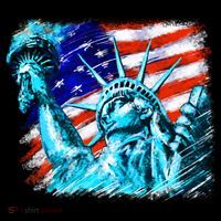 Statue Of Liberty USA Apron thumb 3