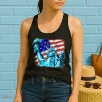Statue Of Liberty USA Women's Tank Top thumb 2