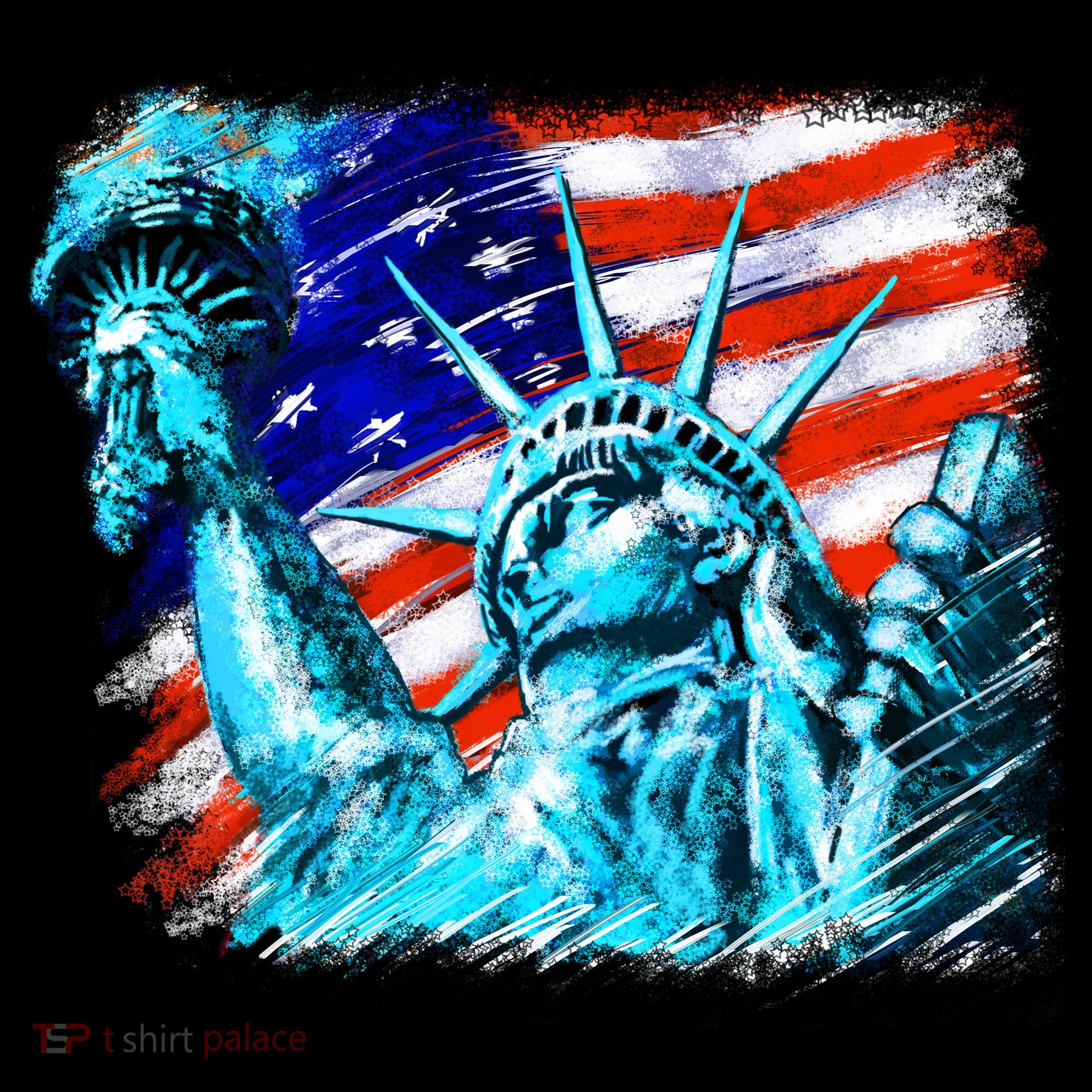 Statue Of Liberty USA Baby Bodysuit