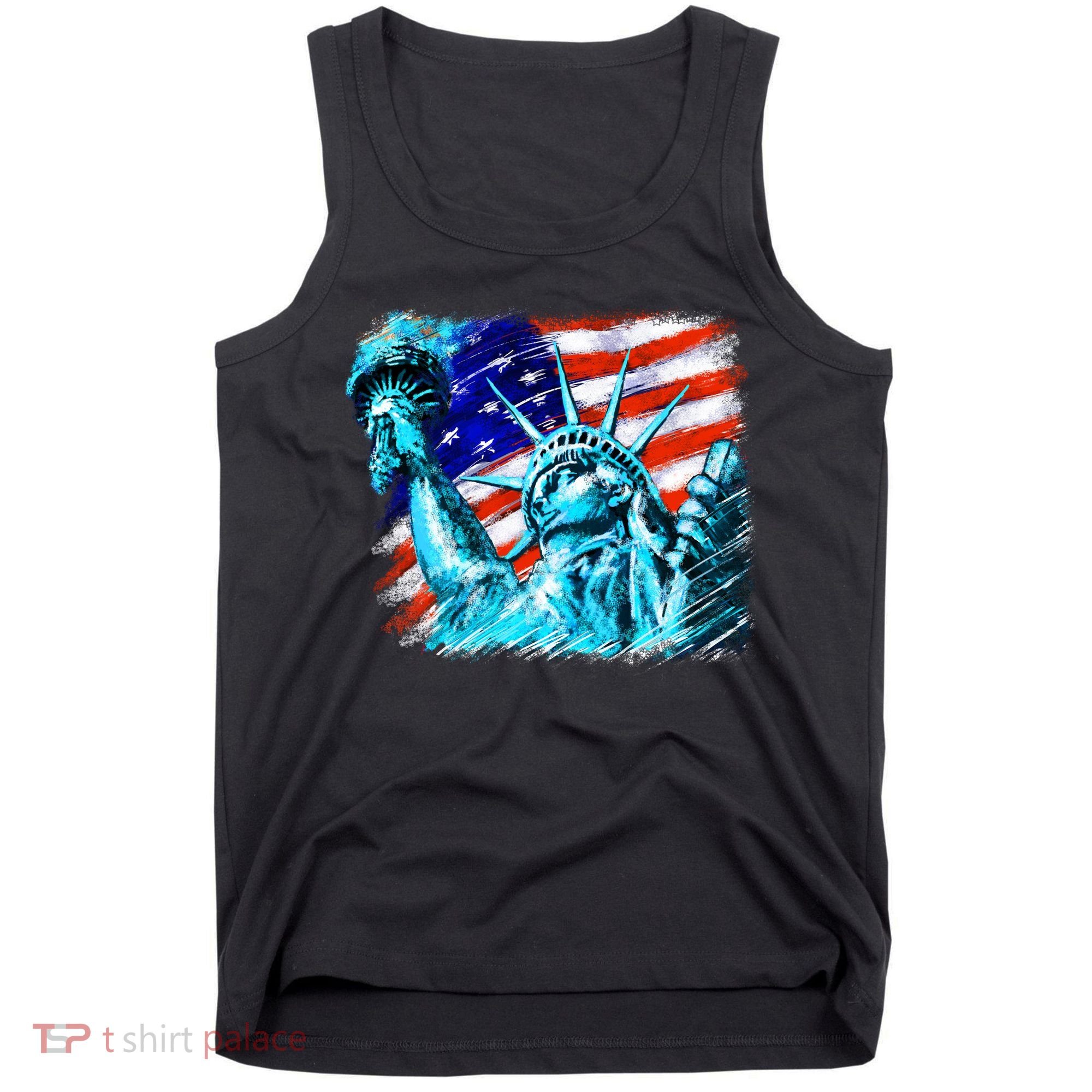Statue Of Liberty USA Tank Top