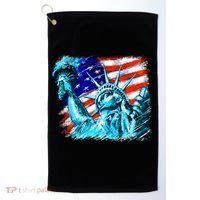 Statue Of Liberty USA Golf Towel thumb 0