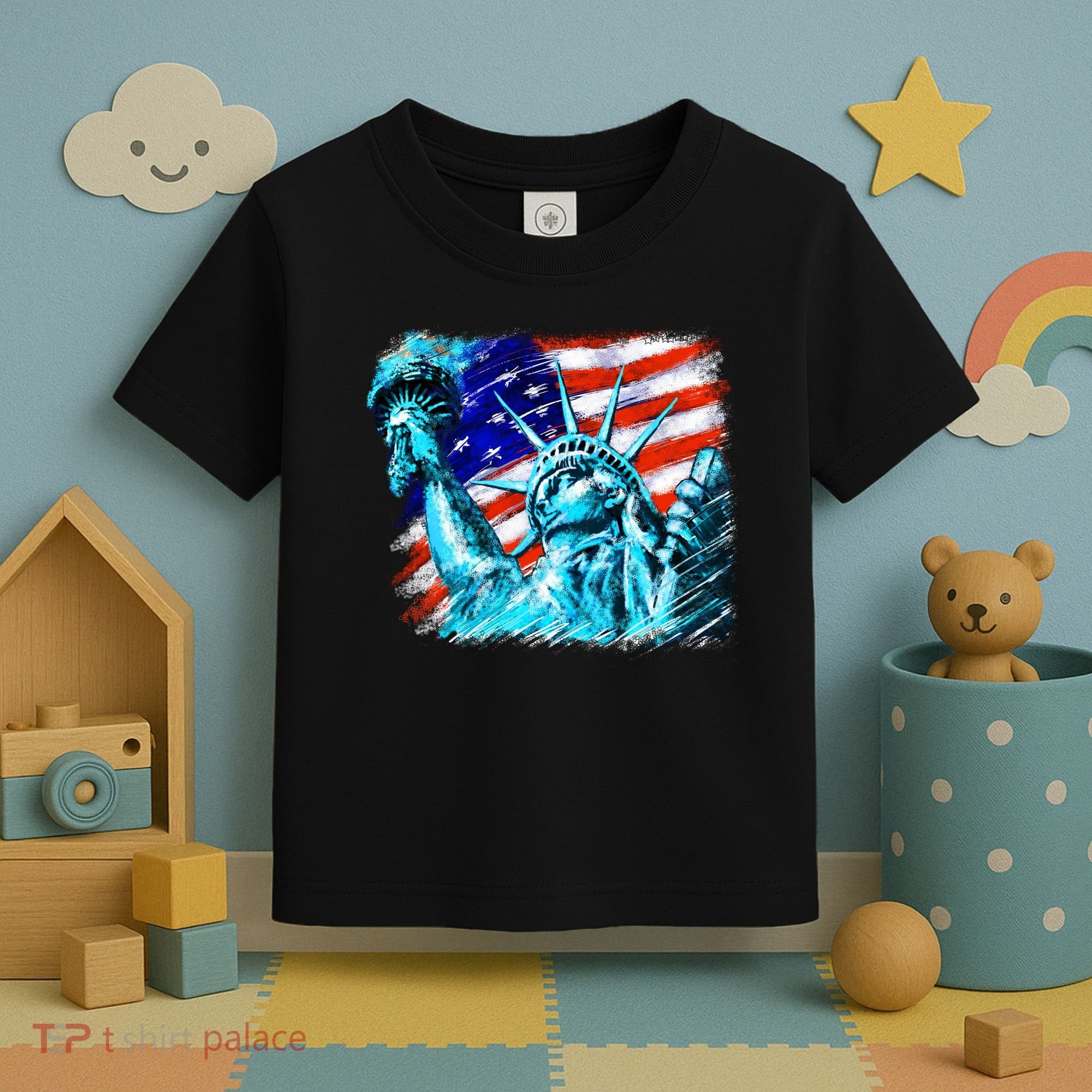 Statue Of Liberty USA Toddler T-Shirt