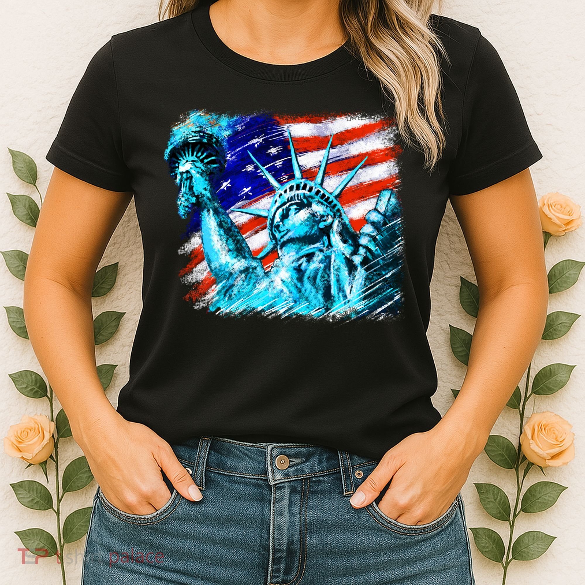 Statue Of Liberty USA Women's T-Shirt