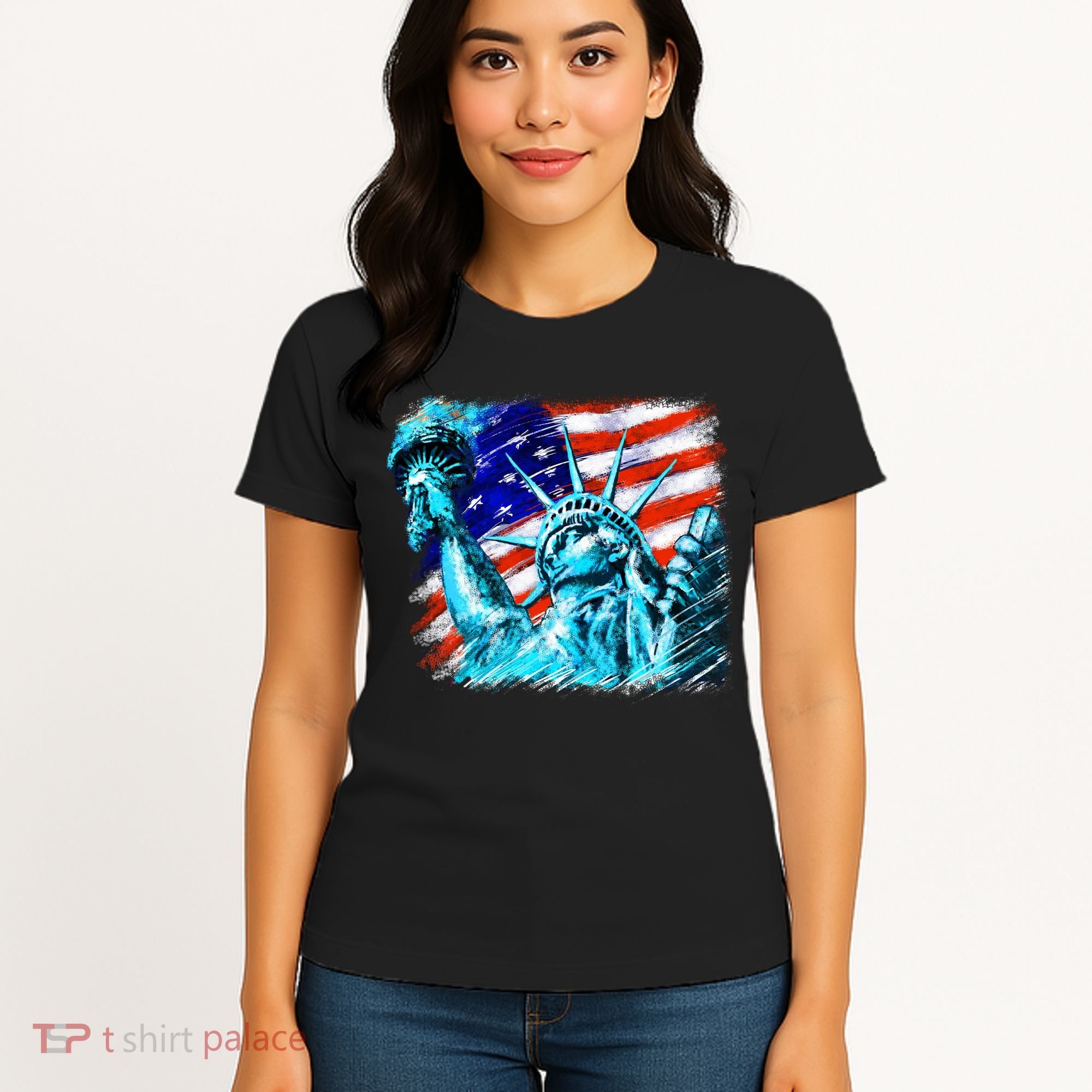 Statue Of Liberty USA Women's T-Shirt