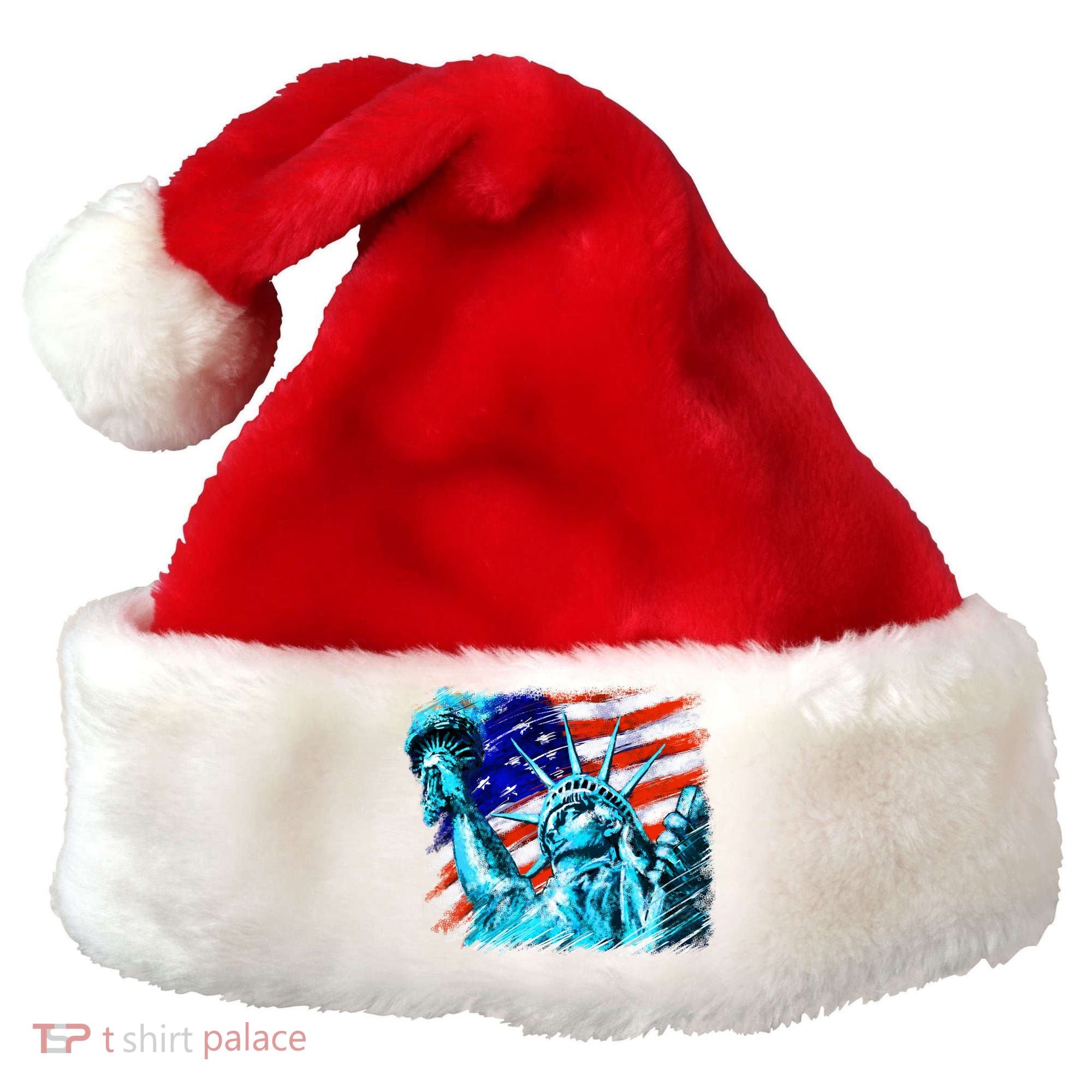 Statue Of Liberty USA Santa Hat