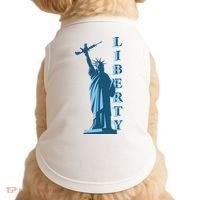 Stature Of Liberty Holding AR-15 Assault Rifle Doggie Tank thumb 0