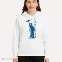 Stature Of Liberty Holding AR-15 Assault Rifle Hoodie thumb 5
