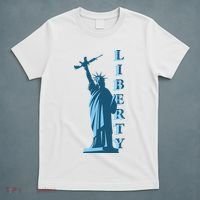 Stature Of Liberty Holding AR-15 Assault Rifle T-Shirt thumb 5