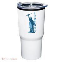 Stature Of Liberty Holding AR-15 Assault Rifle Tumbler thumb 0