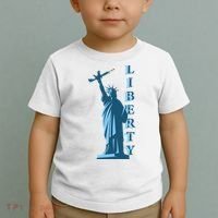 Stature Of Liberty Holding AR-15 Assault Rifle Toddler T-Shirt thumb 2