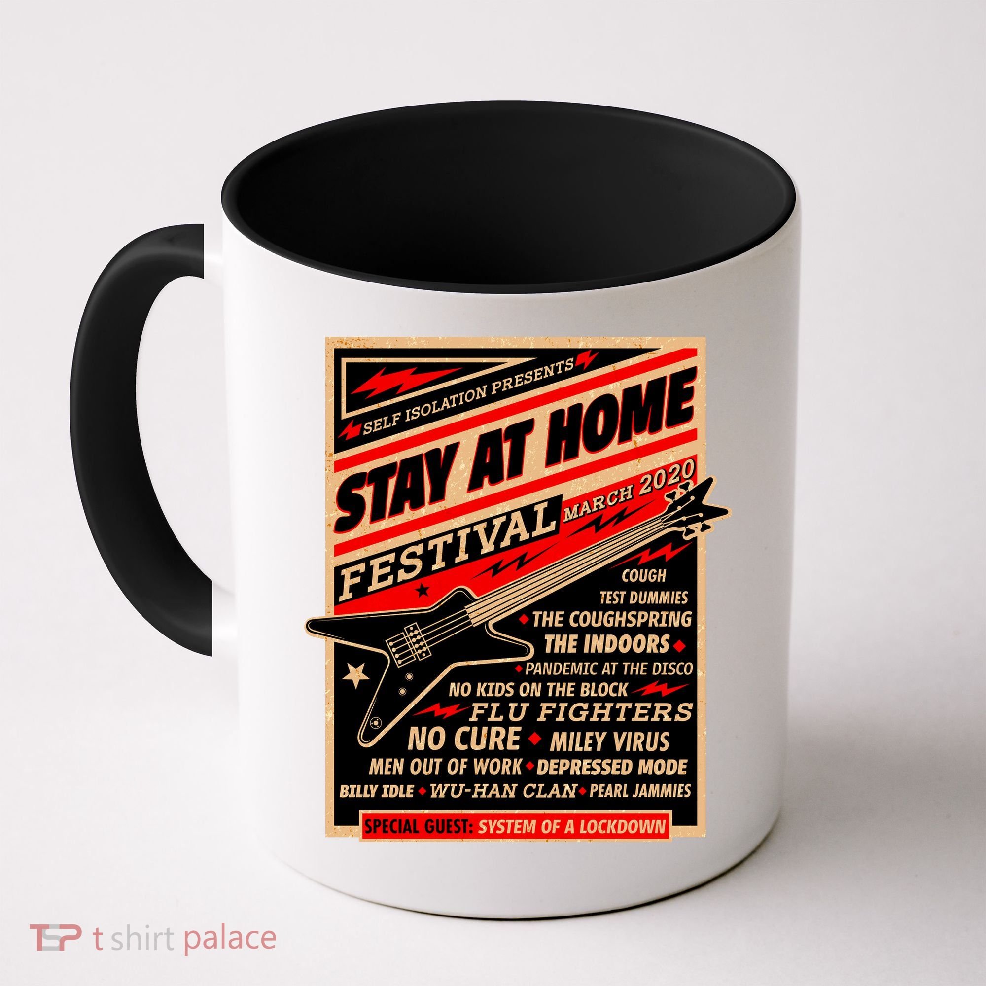 Stay At Home Festival Concert Poster Quarantine Coffee Mug