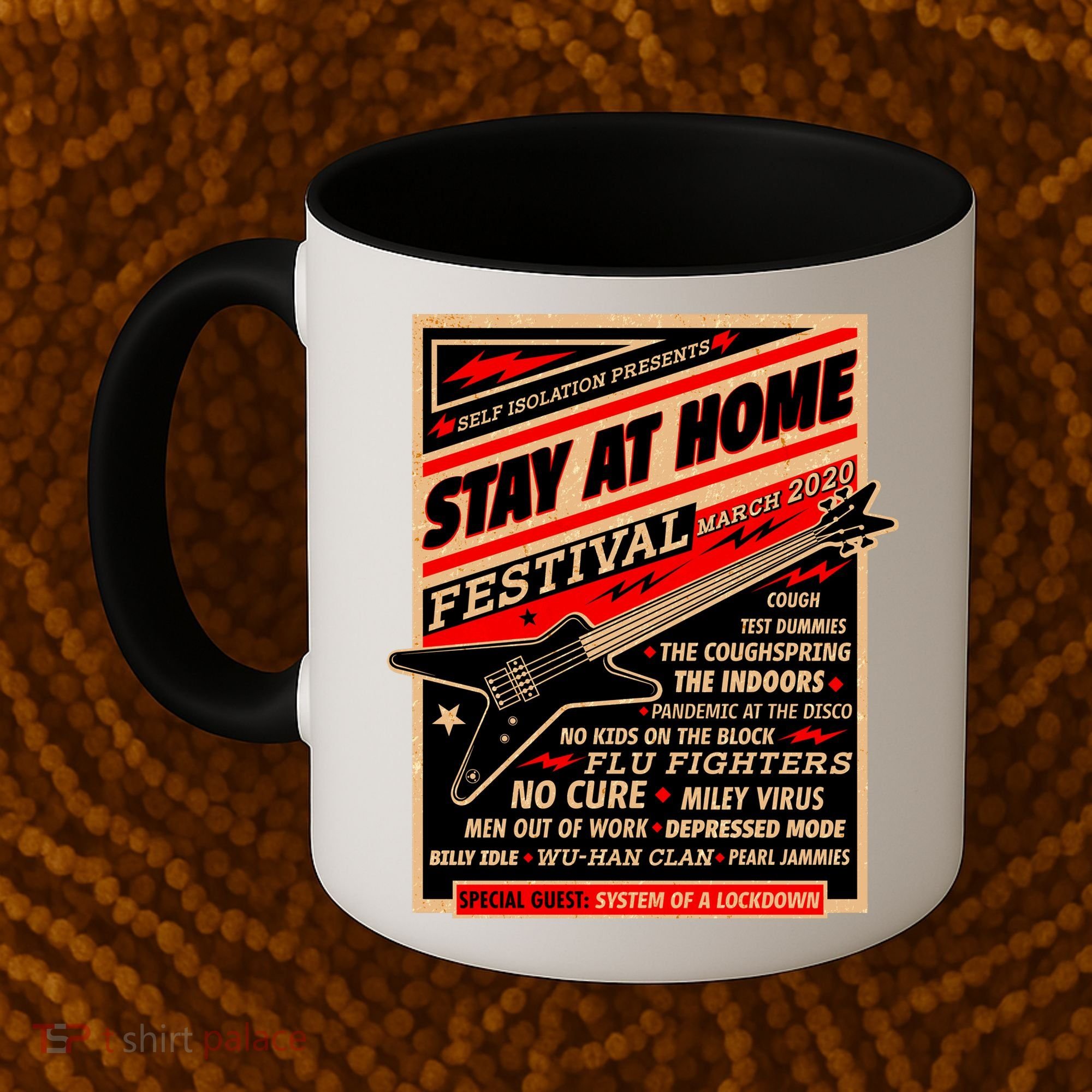 Stay At Home Festival Concert Poster Quarantine Coffee Mug
