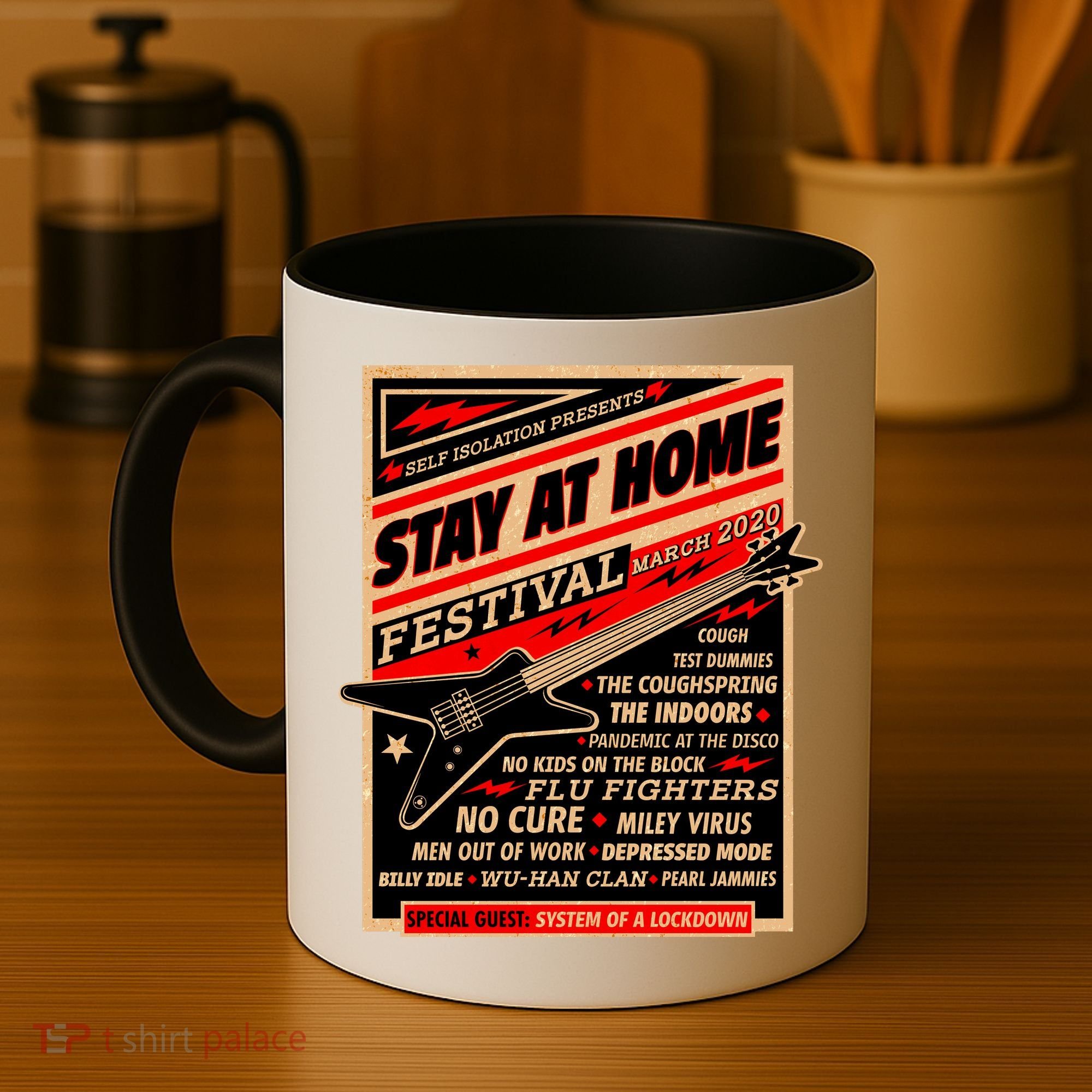 Stay At Home Festival Concert Poster Quarantine Coffee Mug