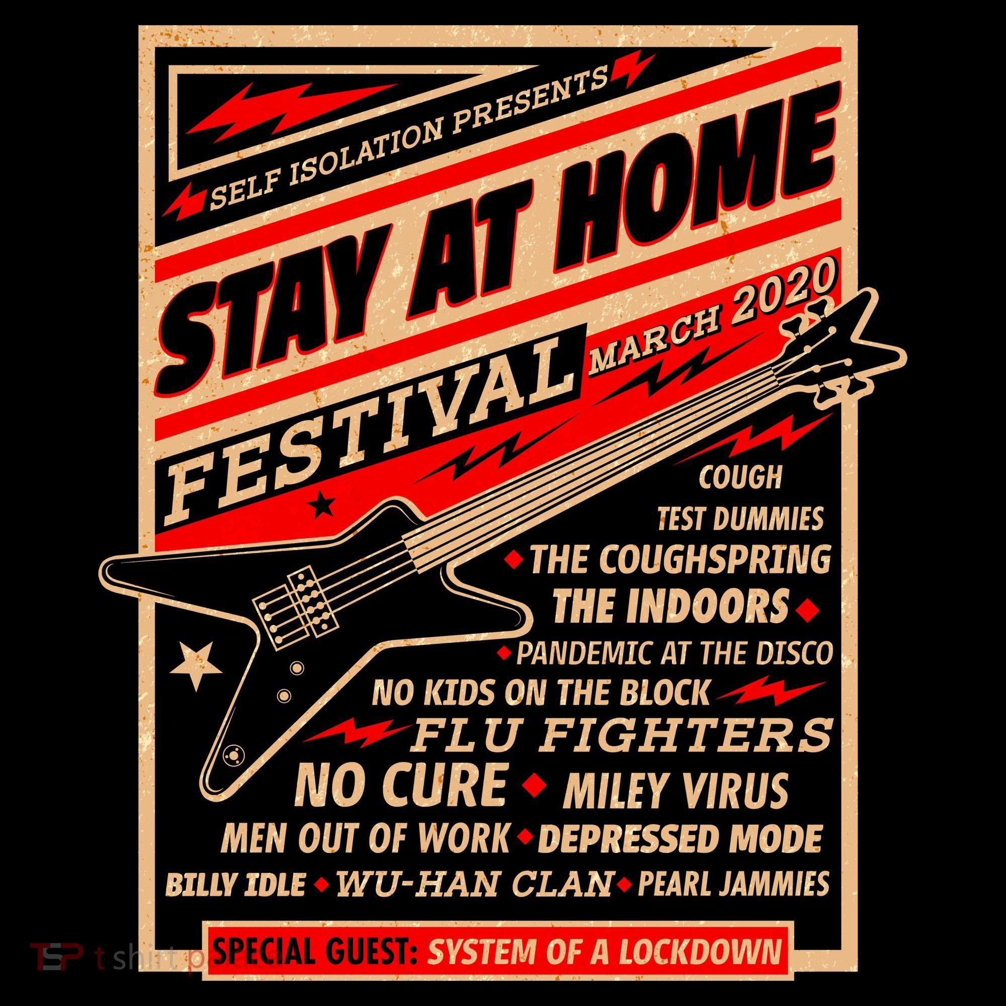 Stay At Home Festival Concert Poster Quarantine Coffee Mug