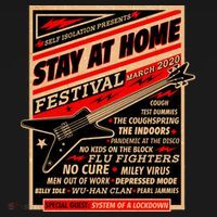 Stay At Home Festival Concert Poster Quarantine Women's Hoodie thumb 2