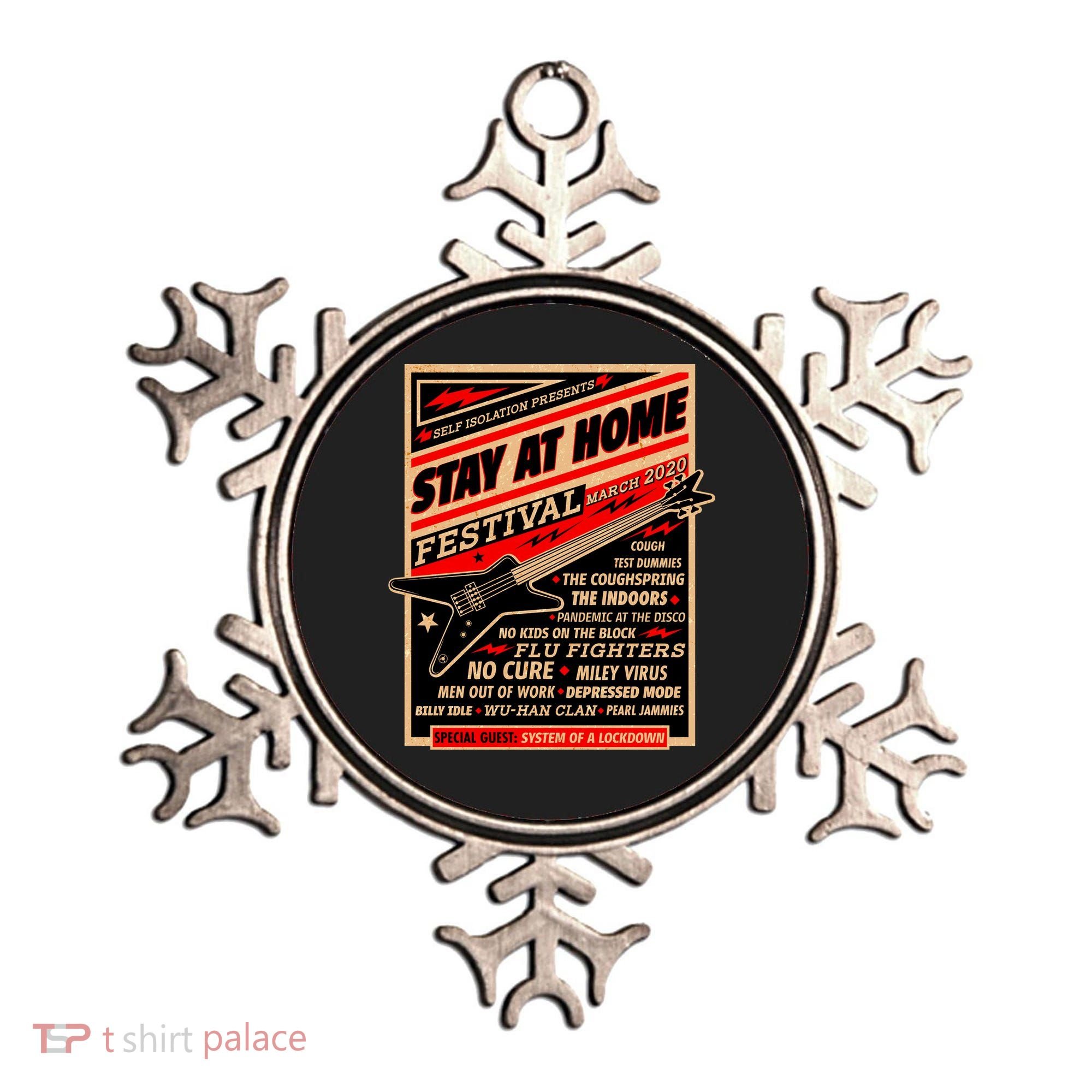 Stay At Home Festival Concert Poster Quarantine Ornament