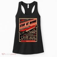 Stay At Home Festival Concert Poster Quarantine Women's Tank Top thumb 0
