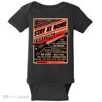 Stay At Home Festival Concert Poster Quarantine Baby Bodysuit thumb 0