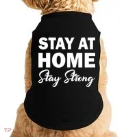Stay At Home Stay Strong Doggie Tank thumb 0