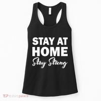 Stay At Home Stay Strong Women's Tank Top thumb 0