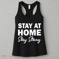 Stay At Home Stay Strong Women's Tank Top thumb 3