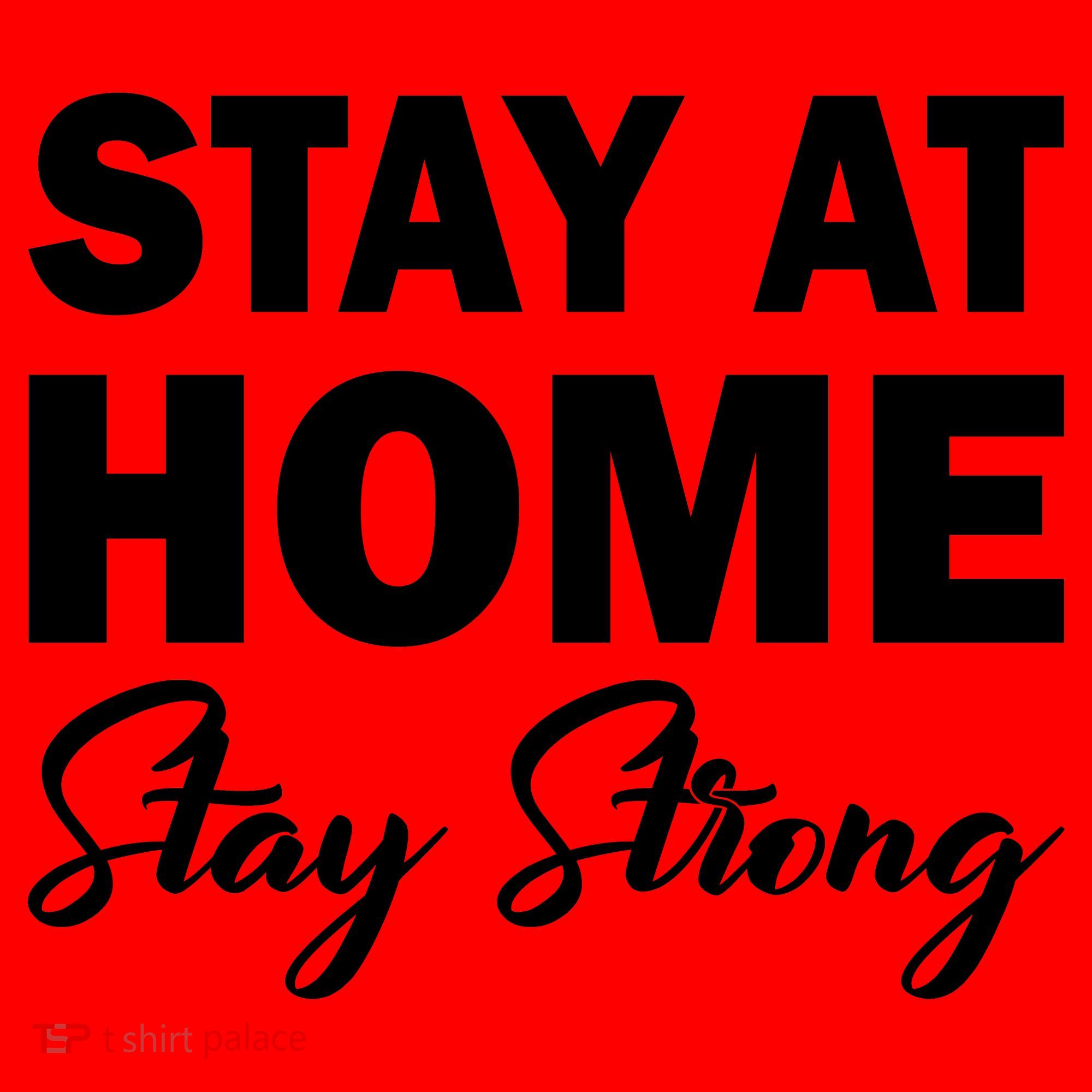 Stay At Home Stay Strong Santa Hat