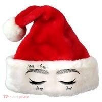 Stay Away Always Tired Santa Hat thumb 0