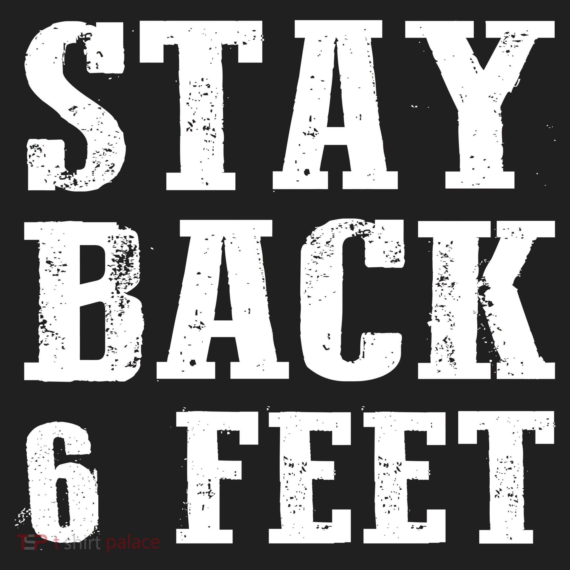 Stay Back 6 Feet Funny Social Distance Beanie