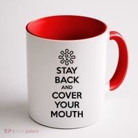 Stay Back And Cover Your Mouth Coffee Mug thumb 1